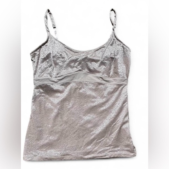 Yummie by Heather Thomson Tops - Yummie Tummie Women’s Elegant Silver Tank Top Shapewear Tummy Control Size XL